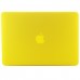 MacBook Pro 13" with Retina Display - 2 in 1 Clear Matte Yellow Soft-Touch Plastic Hard Case Cover & Silicone Keyboard Cover for Model : A1425 / A1502